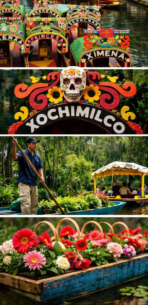 Xochimilco Canoe Tour & Chinampa Experience, Mexico City